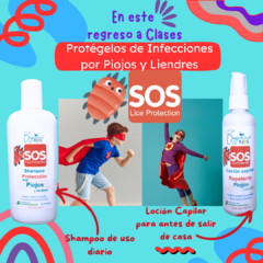 SOS LICE PROTECTION SHAMPOO Y LOCION CAPILAR CONTRA PIOJOS Y LIENDRES - comprar en línea