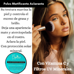 Polvo Matificante Aclarante Con Vitamina C y Filtros Solares Minerales 10 g en internet