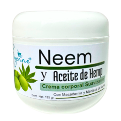 Crema de Neem y Aceite de Hemp para psoriasis y eczema