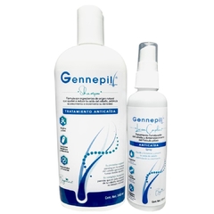 Gennepil Shampoo y Locion Capilar Tratamiento Anticaida Excesiva