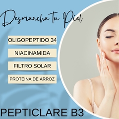 PEPTICLARE B3. CREMA FACIAL DESPIGMENTANTE FPS 15 CON NIACINAMIDA Y OLIGOPEPTIDO-34 - comprar en línea