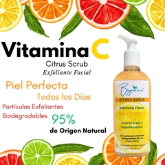 EXFOLIANTE FACIAL CONTROL GRASA CITRUS SCRUB CON VITAMINA C - comprar en línea