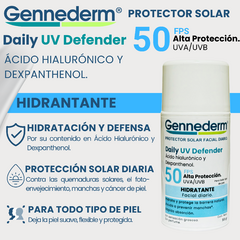 Gennederm Daily UV Defender Protector Solar Facial Hidratante - comprar en línea