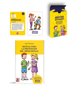 Juego de cartas Adivina Adivinador + Manual para la prevención del abuso sexual - Maria Cecilia Lopez - Maipue