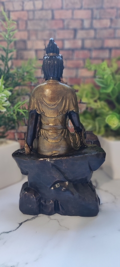 Kuan Yin Meditando en Roca Serie 2 - tienda online