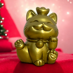 Maneki Neko Dorado – Símbolo de Prosperidad y Buena Fortuna en internet