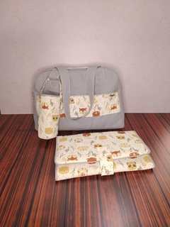 Set de Bolso Maternal Personalizado - Bianco Blanqueria para bebés