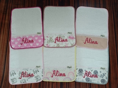 Toallitas Personalizadas Pack X3 - Bianco Blanqueria para bebés