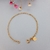 Pulseira elo português banhado a ouro 18k - 45328985 - comprar online