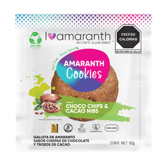 Amaranth Cookies - Choco Chips & Cacao Nibs 62g