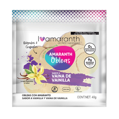 Amaranth Obleas - Vaina De Vainilla 40g