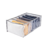 Organizador Colmeia Cristal Premium M1 ( vies cinza) - 6 nichos 15X40X25 336