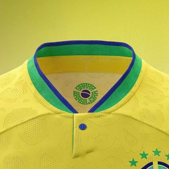 Camisa Seleção Bras. Titular Copa do mundo 2022