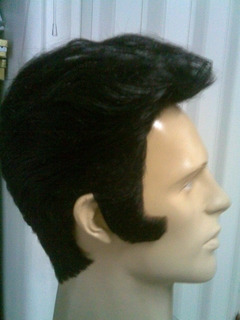 Peruca de Fio Semi Natural ( sintético especial que imita cabelo) / Fantasia Elvis Presley 6026 - comprar online