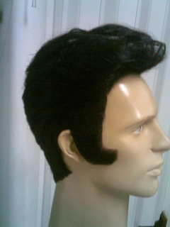 Peruca de Fio Semi Natural ( sintético especial que imita cabelo) / Fantasia Elvis Presley 6026 na internet