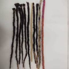 Aplique de Dreads de Cabelo Natural Importado - comprar online