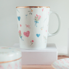 Caneca 'Coração de Mãe'