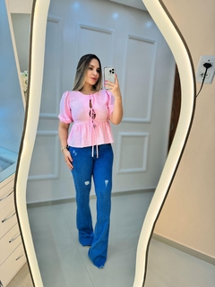 Blusa Bata laços - The Closet Jessica Lima