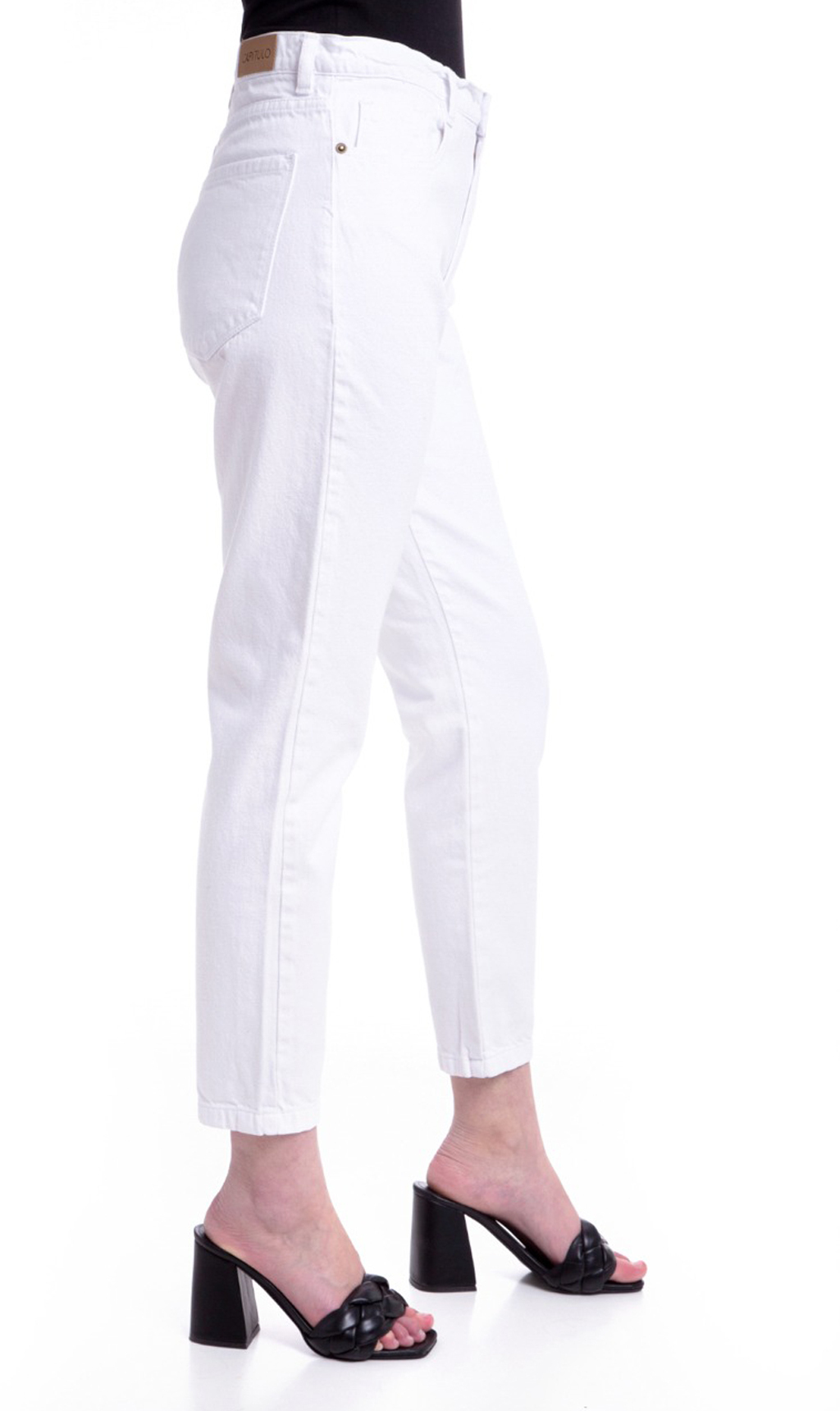 PANTALON BLANCO MOM Comprar en Over Pull