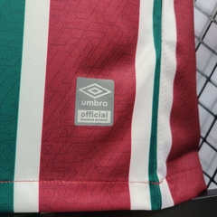 Camisa Fluminense I 22/23 Torcedor Umbro Masculino - Vermelho e Verde - Lux Esports - Camisas de Futebol