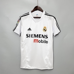 Camisa Real Madrid Retrô 04/05 Torcedor Adidas Masculino - Branco