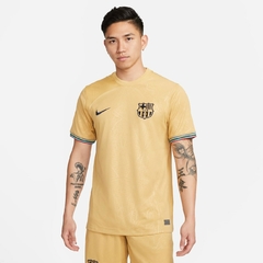 Camisa Barcelona II 2022/23 Dourada Torcedor Nike Masculina