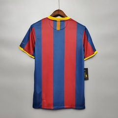 Camisa Barcelona Retrô 10/11 Torcedor Nike Masculino - Vermelho e Azul na internet