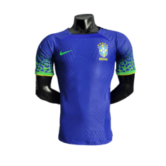 Camisa Seleção Br@z!l II 2022/23 Azul - Nike - Jogador Masculina)