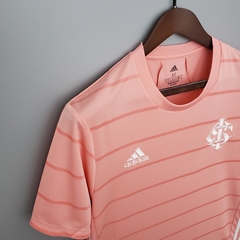 Camisa Internacional Outubro Rosa 21/22 Adidas Masculina - Rosa - Lux Esports - Camisas de Futebol