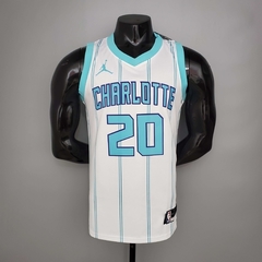 Regata Charlotte Hornets Branca e Azul - Nike - Masculina