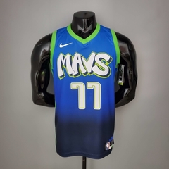 Regata Dallas Mavericks Azul e Verde - Nike - Masculina