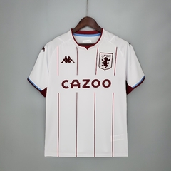 Camisa Aston Villa Third 21/22 Torcedor Kappa Masculino - Branco