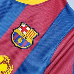 Camisa Barcelona Retrô 10/11 Torcedor Nike Masculino - Vermelho e Azul - loja online