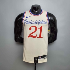 Regata Philadelphia 76ers Bege - Nike - Masculina