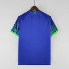 Camisa Seleção Br@z!l II 2022/23 Azul - Nike - Torcedor Masculina - Lux Esports - Camisas de Futebol