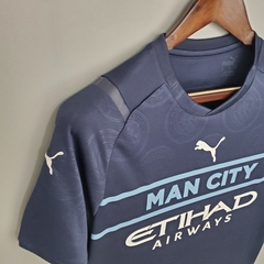 Camisa Manchester City Away 21/22 Torcedor Puma Masculina - Azul escuro - comprar online