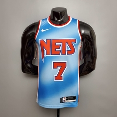 Regata Brooklyn Nets Azul e Vermelho - Nike - Masculina