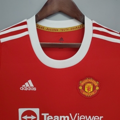 Camisa Manchester United Home 21/22 Torcedor Adidas Feminina - Vermelha - loja online