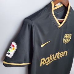 Camisa Barcelona Third 20/21 Torcedor Nike Masculina - Preta - Lux Esports - Camisas de Futebol