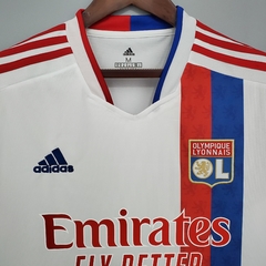 Camisa Lyon Home 21/22 Torcedor Adidas Masculina - Branca - comprar online