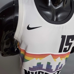 Regata Denver Nuggets Branca - Nike - Masculina na internet