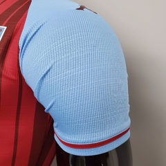 Camisa Aston Villa 1 Jogador Kappa Masculino - Vermelho