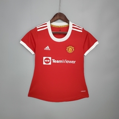 Camisa Manchester United Home 21/22 Torcedor Adidas Feminina - Vermelha - comprar online