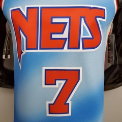 Regata Brooklyn Nets Azul e Vermelho - Nike - Masculina - Lux Esports - Camisas de Futebol