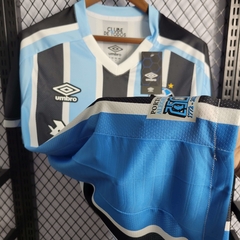 Camisa Grêmio 1 22/23 Torcedor Umbro Masculino - Azul e Preto - comprar online