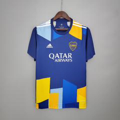 Camisa Boca Juniors Third 21/22 Torcedor Adidas Masculina - Azul