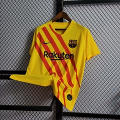 Camisa Barcelona Retrô 19/20 Torcedor Nike Masculina - Amarela na internet