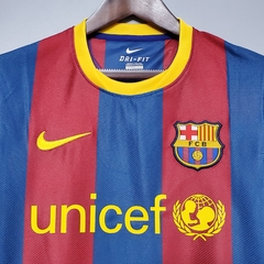 Camisa Barcelona Retrô 10/11 Torcedor Nike Masculino - Vermelho e Azul na internet