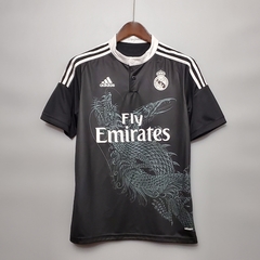 Camisa Real Madrid Retrô 14/15 Torcedor Adidas Masculino - Preto