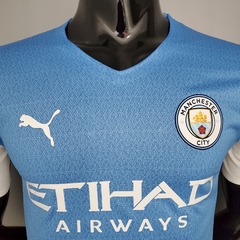 Camisa Manchester City 1 21/22 Jogador Puma Masculino - Azul Bebê na internet